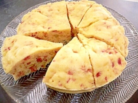 ホットケーキミックスで☆ベーコン蒸しパン♪